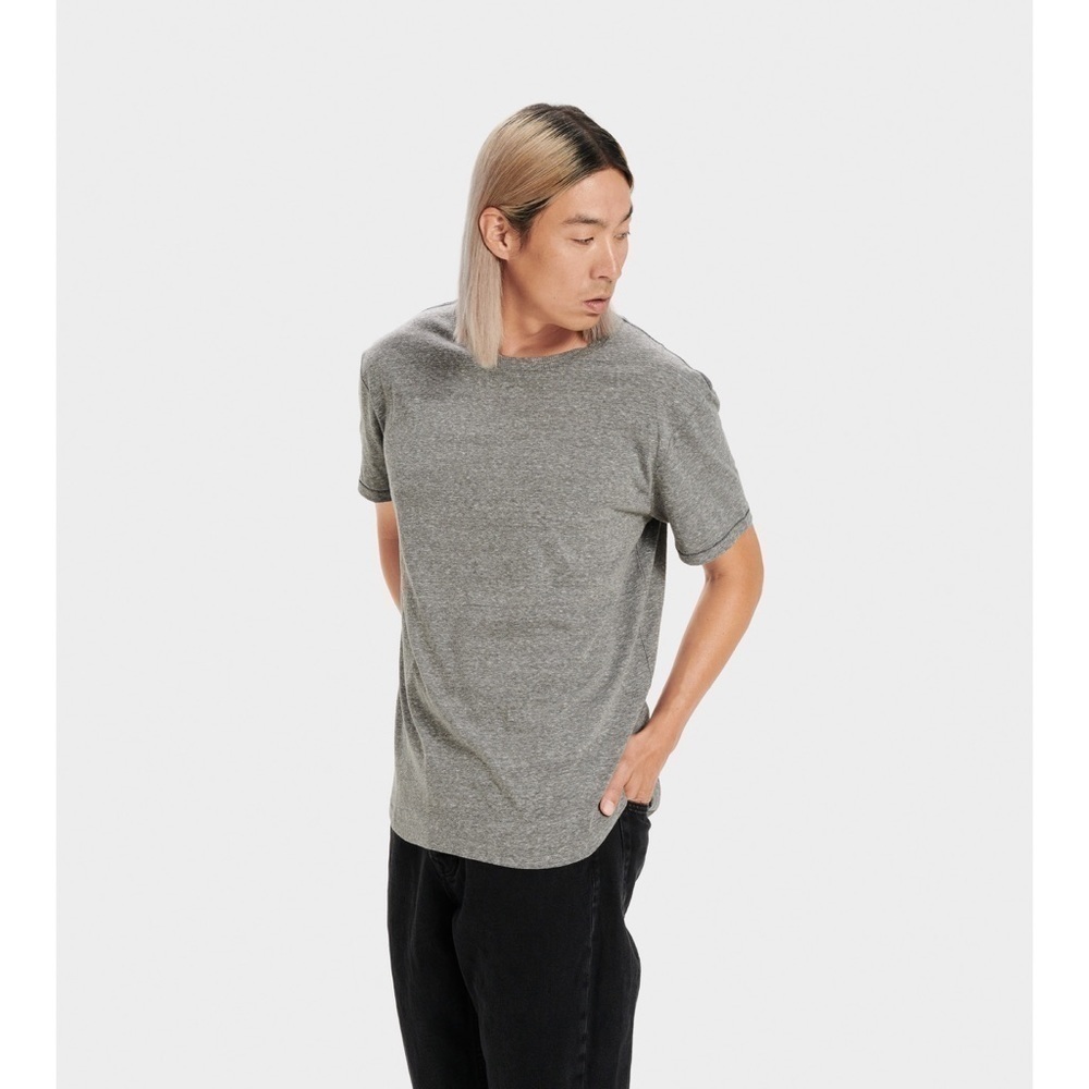 UGG Gray Henrie Tri-Blend Crewneck Short Sleeve T-Shirt S